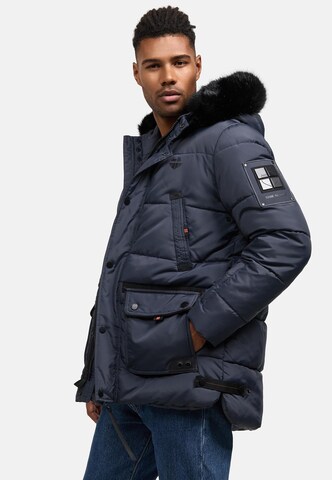 STONE HARBOUR Winter jacket 'Mironoo' in Blue