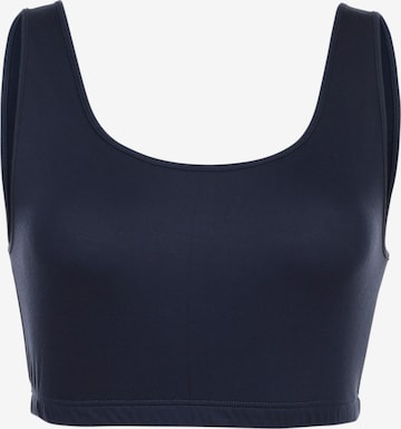 Bustier Soutien-gorge TruYou en bleu : devant