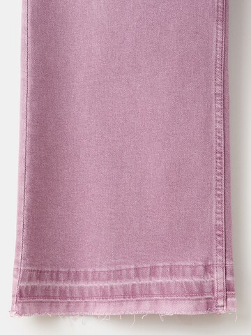 MANGO TEEN Широки крачоли Дънки 'SABRINA' в розово