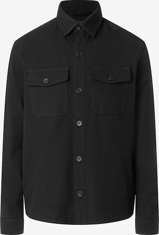 MAC Comfort Fit Hemd in Schwarz: Vorderseite