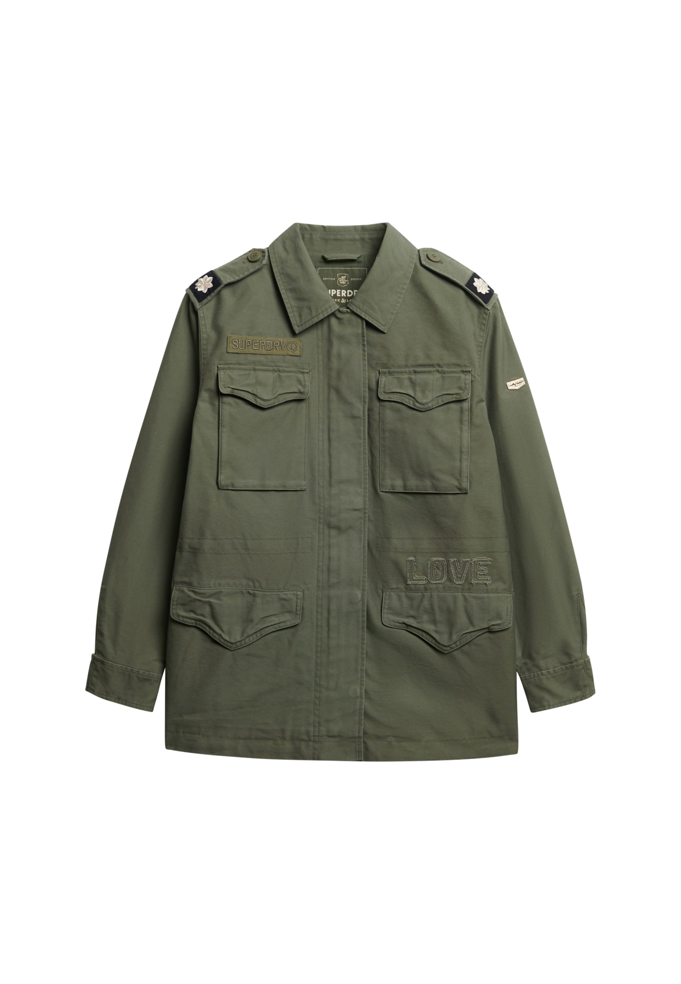 Superdry Jacke in khaki, Produktansicht