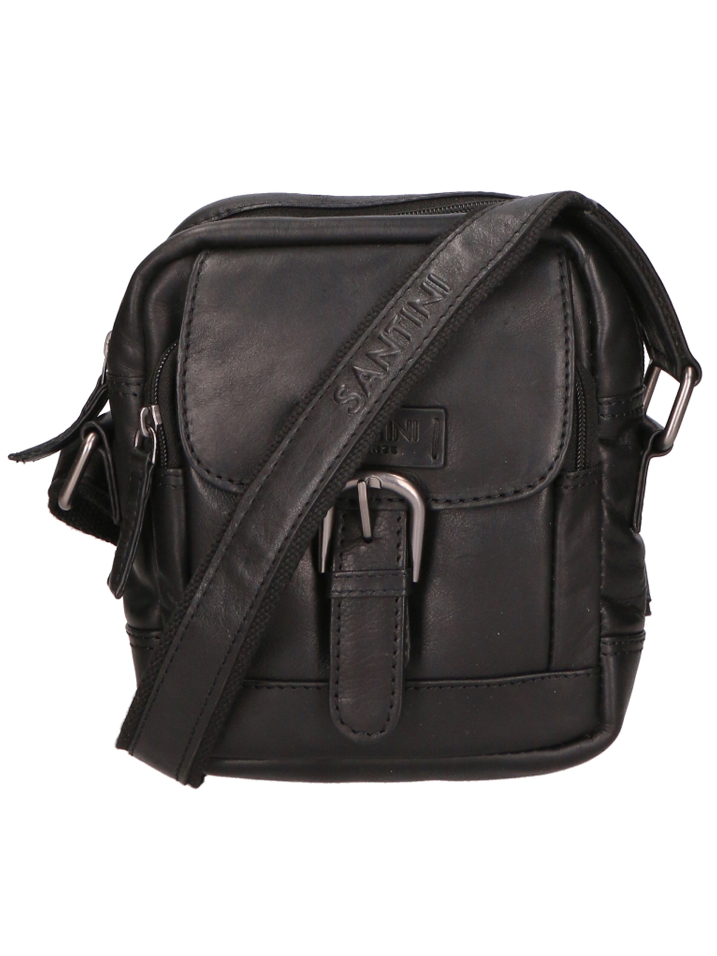 Santini Firenze Crossbody bag in Black: front