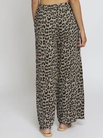 Wide Leg Pantalon 'Patriciaa' Lilavie en beige