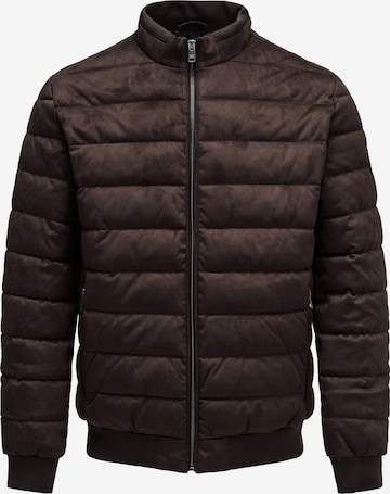 Salsa Jeans Winter Jacket in Brown: front