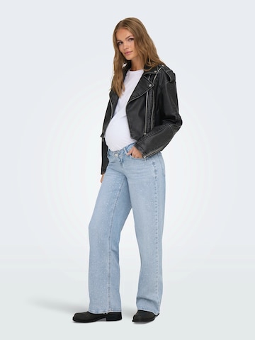 Only Maternity Regular Jeans 'OLMCOBAIN' in Blue