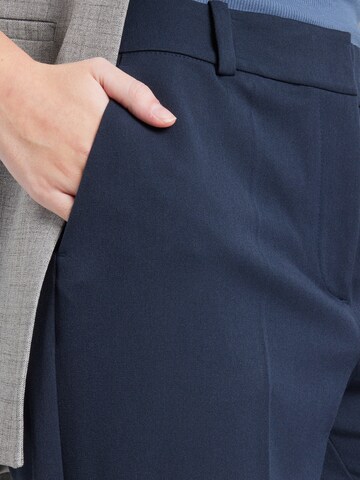Samsøe Samsøe Bootcut Kalhoty s puky 'Lota' – modrá