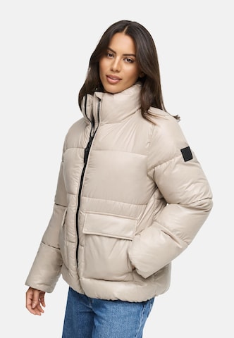 NAVAHOO Winterjas 'Eispracht 14' in Beige