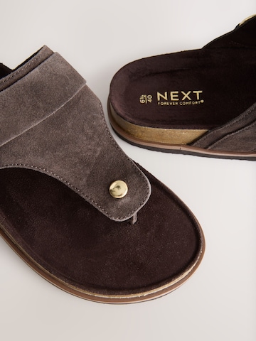 Tongs Next en marron