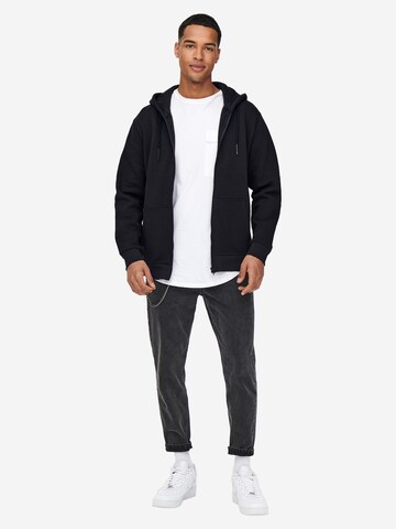 Only & Sons Regular fit Zip-Up Hoodie 'Ceres' in Blue