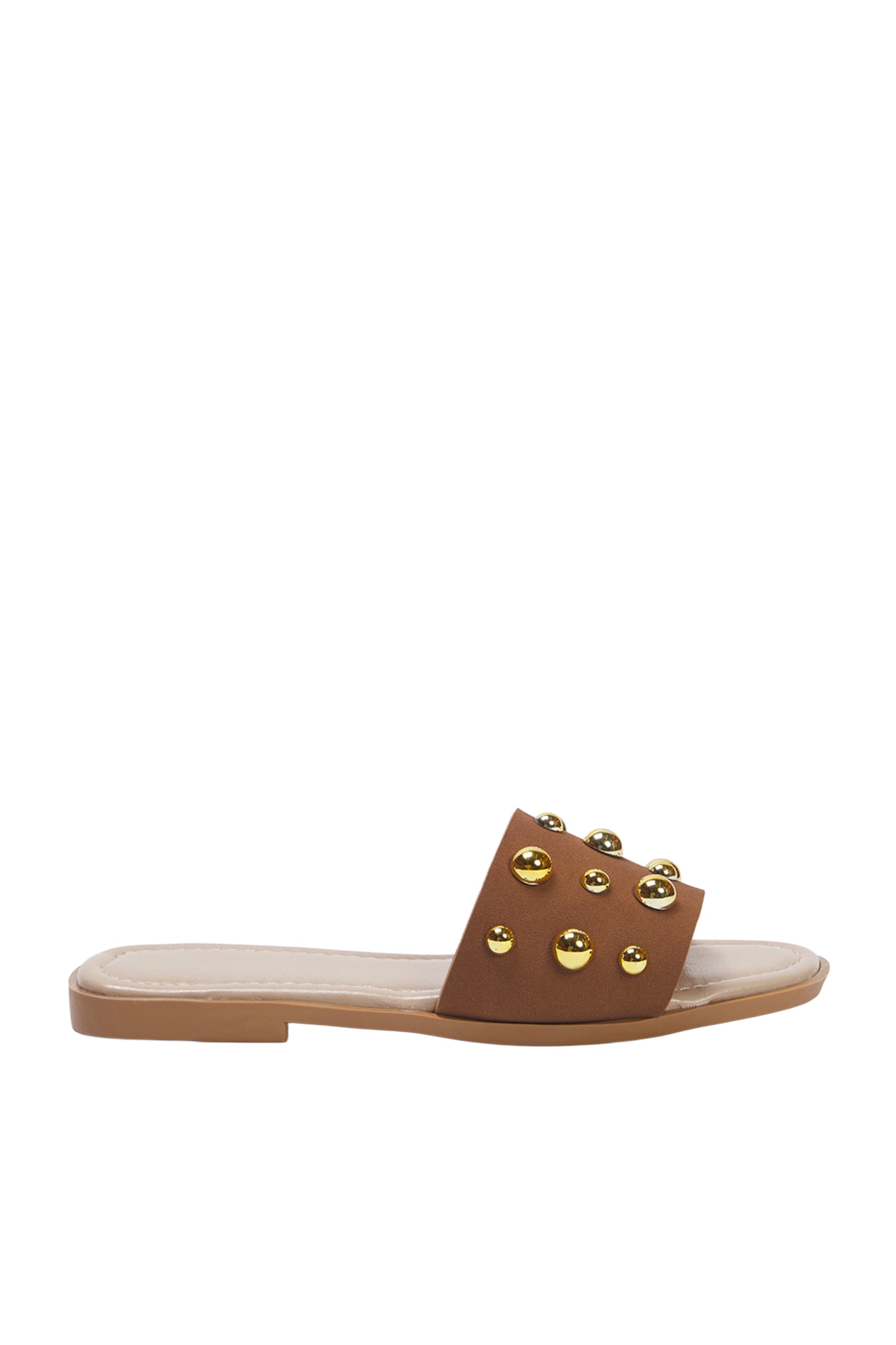 Mule Trendyol en marron : devant