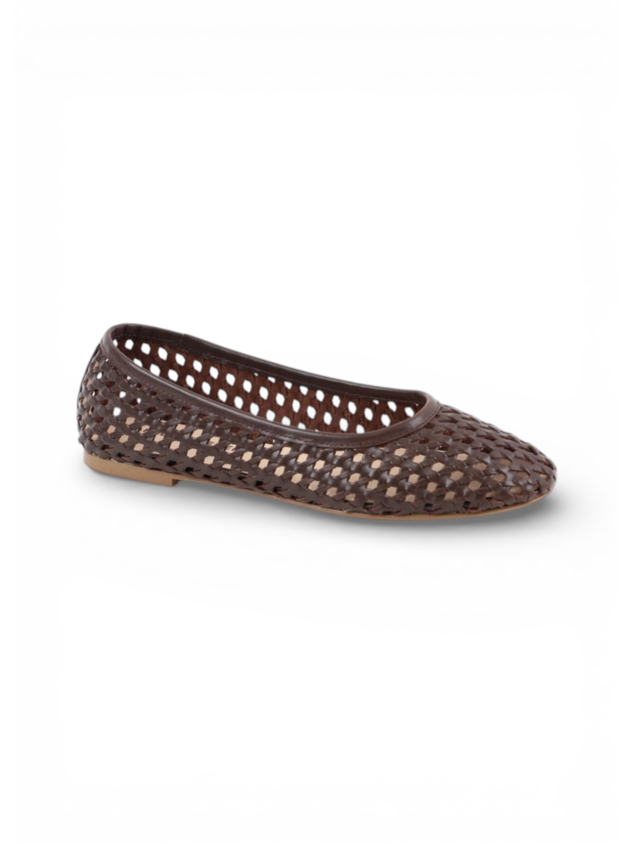 Apple of Eden Ballet Flats 'DASHA' in Brown: front