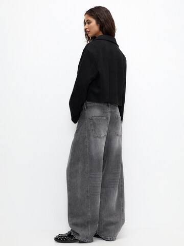 Pull&Bear Between-season jacket in Black
