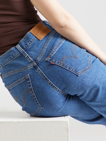 LEVI'S ® - regular Vaquero 'Ribcage Straight Ankle Performance Cool' en azul
