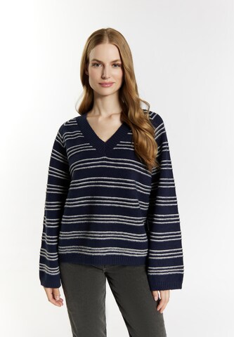 DreiMaster Vintage Sweater in Blue: front