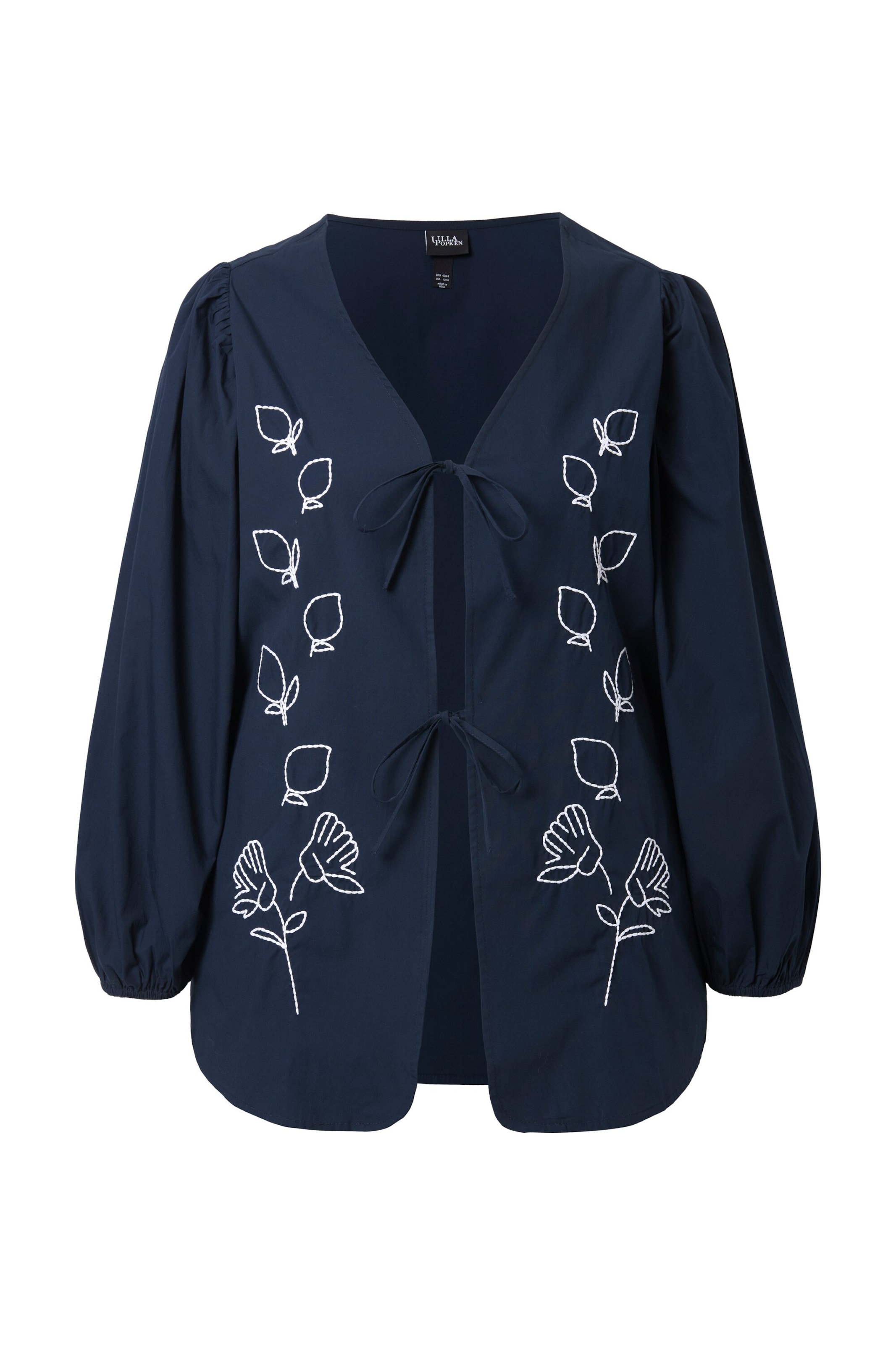 Ulla Popken Between-season jacket in Blue: front
