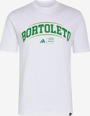 ADIDAS PERFORMANCE - Camisa 'Audi Revolut F1 Team Gabriel Bortoleto Grafik III' em branco: frente