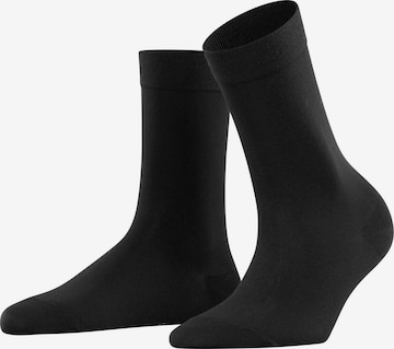 FALKE Socks in Black: front