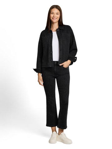 TOM TAILOR Flared Jeans 'Romy' in Zwart