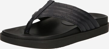 Ca'Shott T-Bar Sandals in Black: front