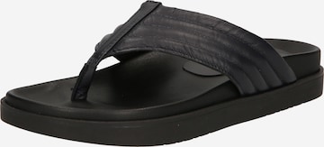 Ca'Shott T-Bar Sandals in Black: front