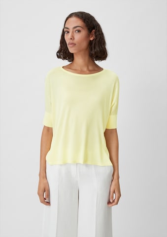 Pull-over COMMA en jaune : devant