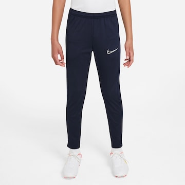 NIKE Regular Workout Pants in Blue: front