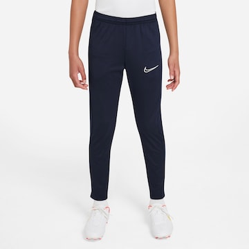 NIKE - Regular Calças de desporto em azul: frente