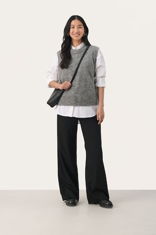 Part Two Wide Leg Hose in Schwarz