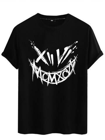 RMK Shirt 'Joker Smile' in Black: front