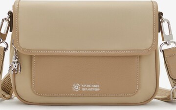 KIPLING Schoudertas 'INAKI' in Beige: voorkant