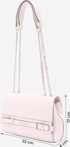 GUESS Τσάντα ώμου 'SESTRI' σε ροζ