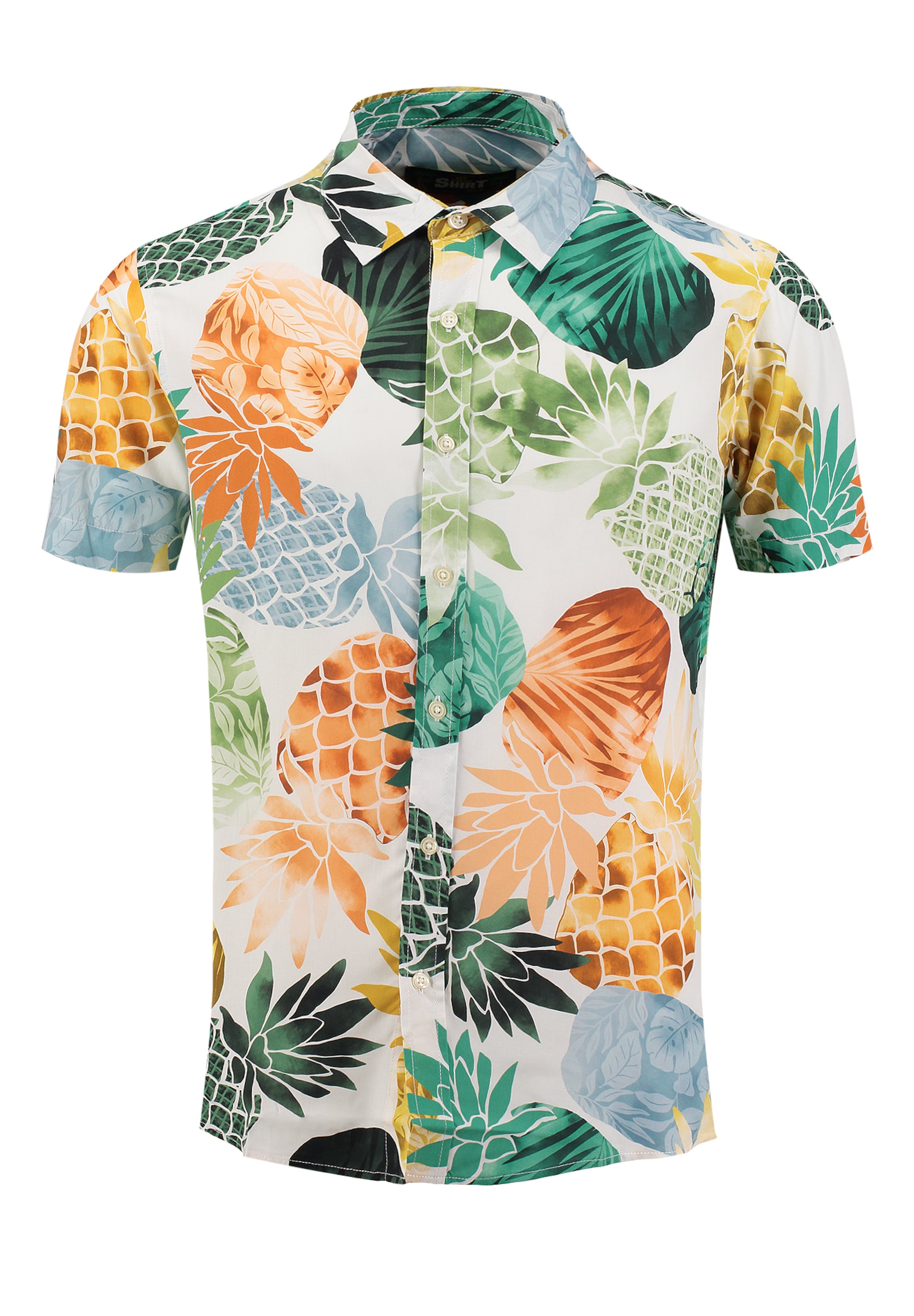 Regular fit Camicia 'KLPINEAPPLE' di Key Largo in beige: frontale