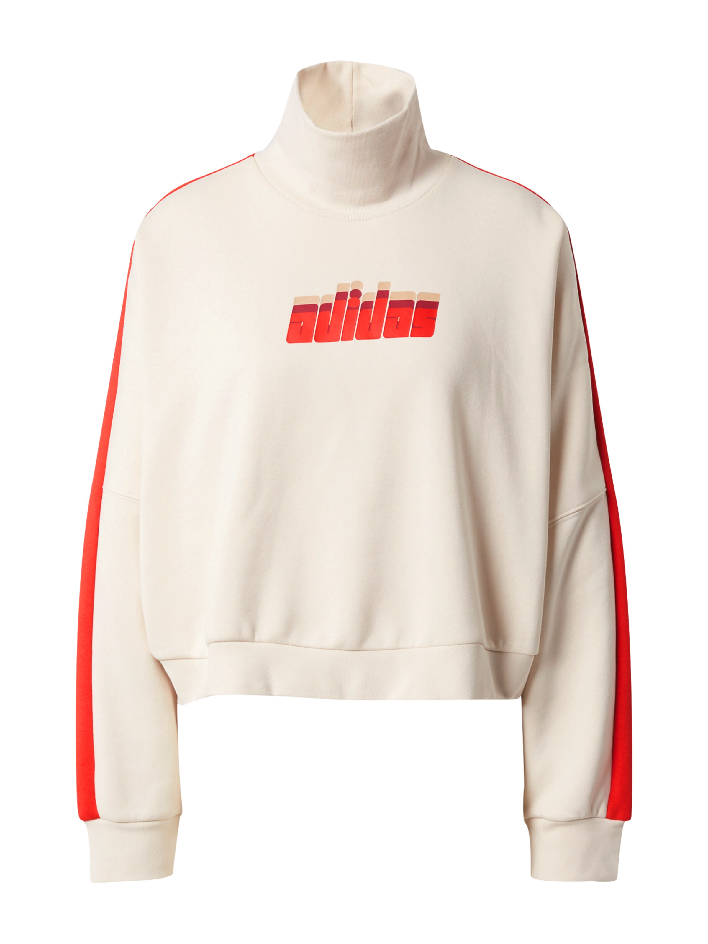 Felpa 'Ski Chic' di ADIDAS ORIGINALS in beige: frontale