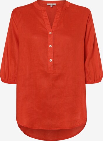 Marie Lund Blouse 'Bella' in Rood: voorkant