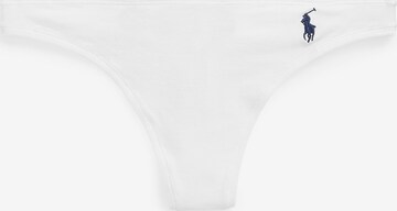 Polo Ralph Lauren String ' Thong ' in Wit: voorkant