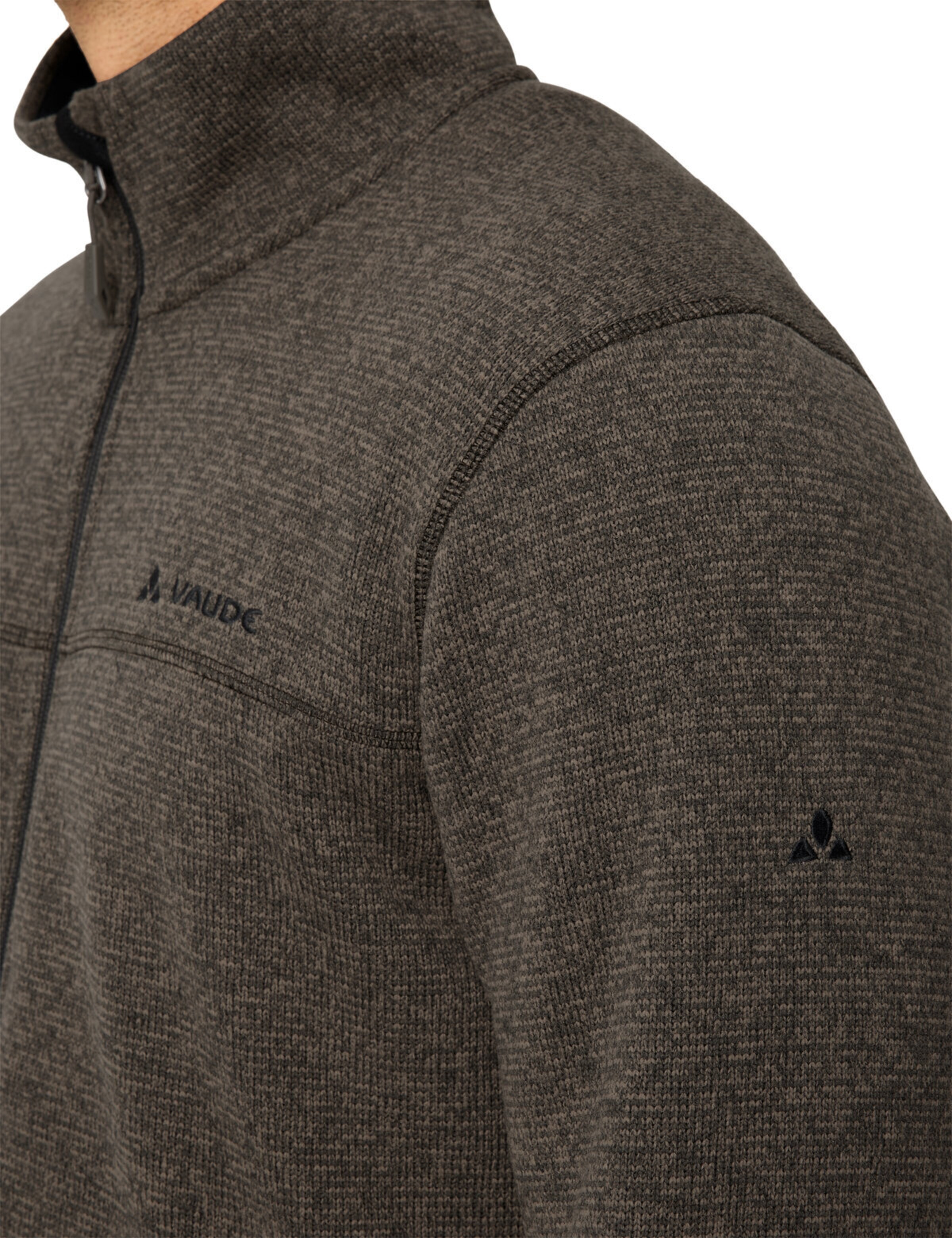 VAUDE Gebreid sportvest 'Rienza III' in Bruin