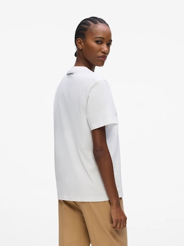 Tricou de la Karl Lagerfeld pe alb