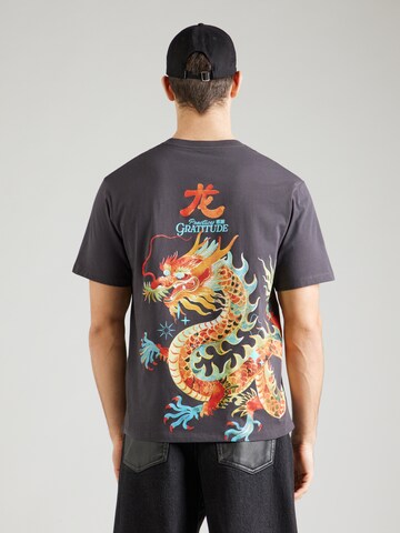 JACK & JONES Póló 'JORBIG JAPAN' - fekete: elől