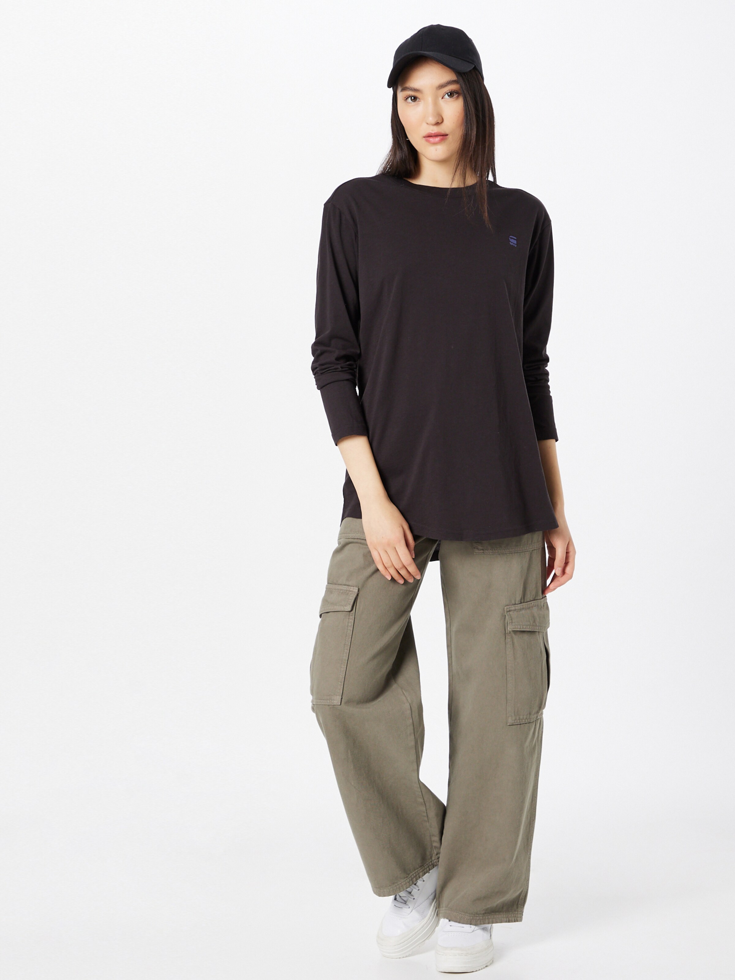 Frauen Große Größen G-Star RAW Shirt in Schwarz - ZU05213 Frauen Große Größen G-Star RAW Shirt in Schwarz - ZU05213