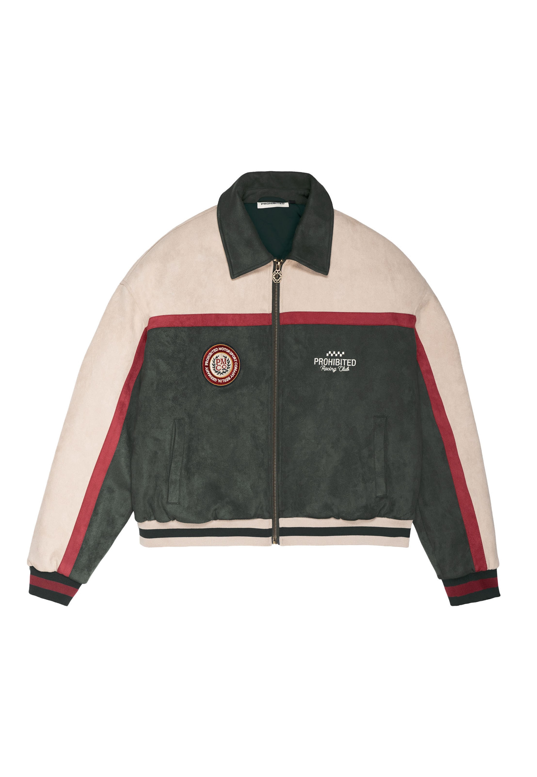 Prohibited Tussenjas 'Club' in Groen: voorkant