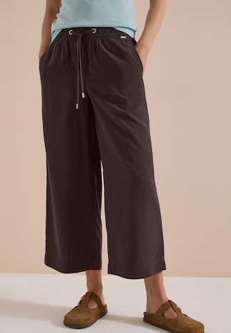CECIL Loose fit Pants in Brown: front