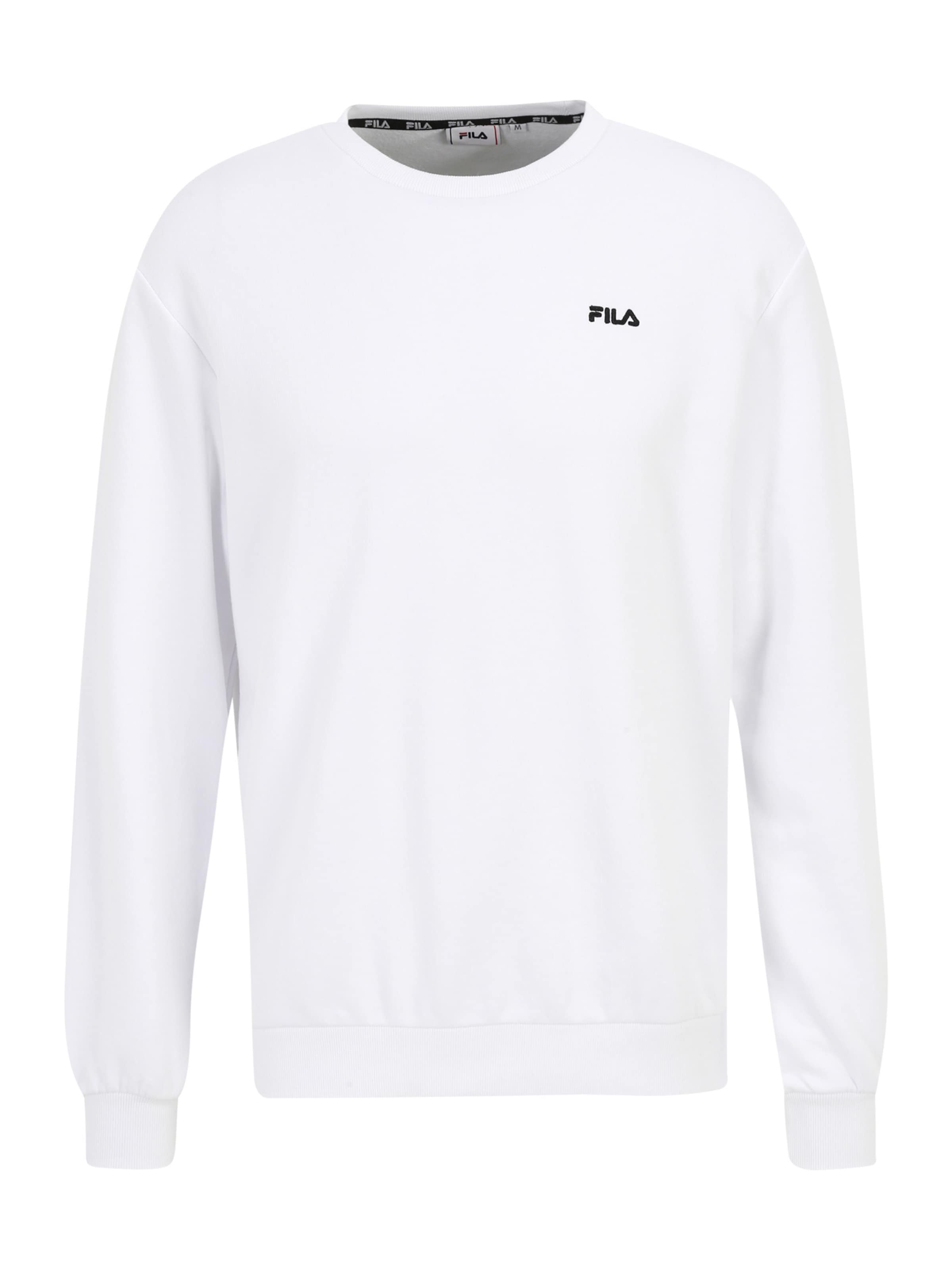 Sweat-shirt ' BRUSTEM ' FILA en blanc : devant