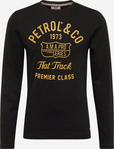 Petrol Industries قميص بـ مسطردة / أسود, عرض المنتج