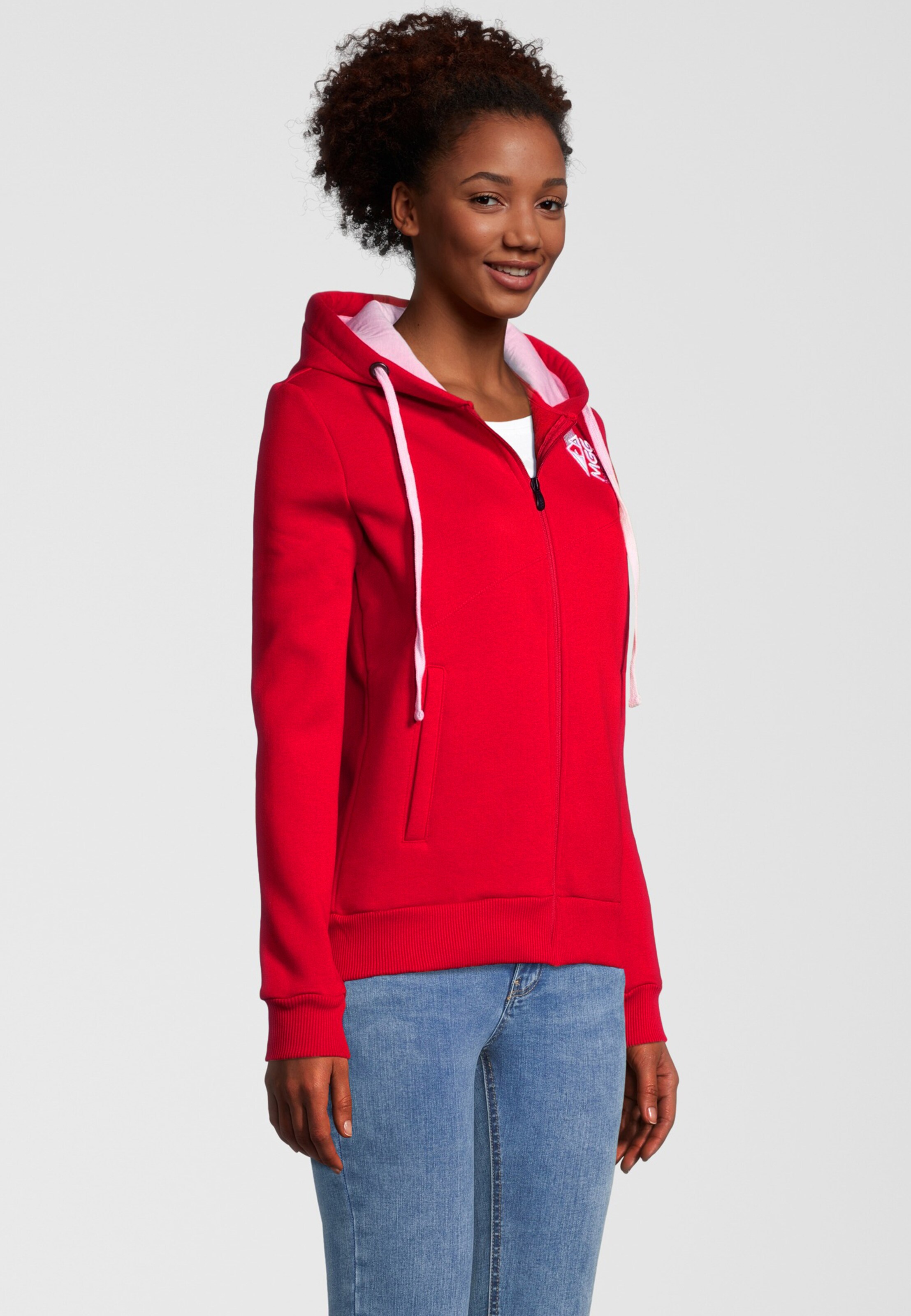 Frauen MGG Top 100 MGG Hoodie in Rot - JZ04983 Frauen MGG Top 100 MGG Hoodie in Rot - JZ04983