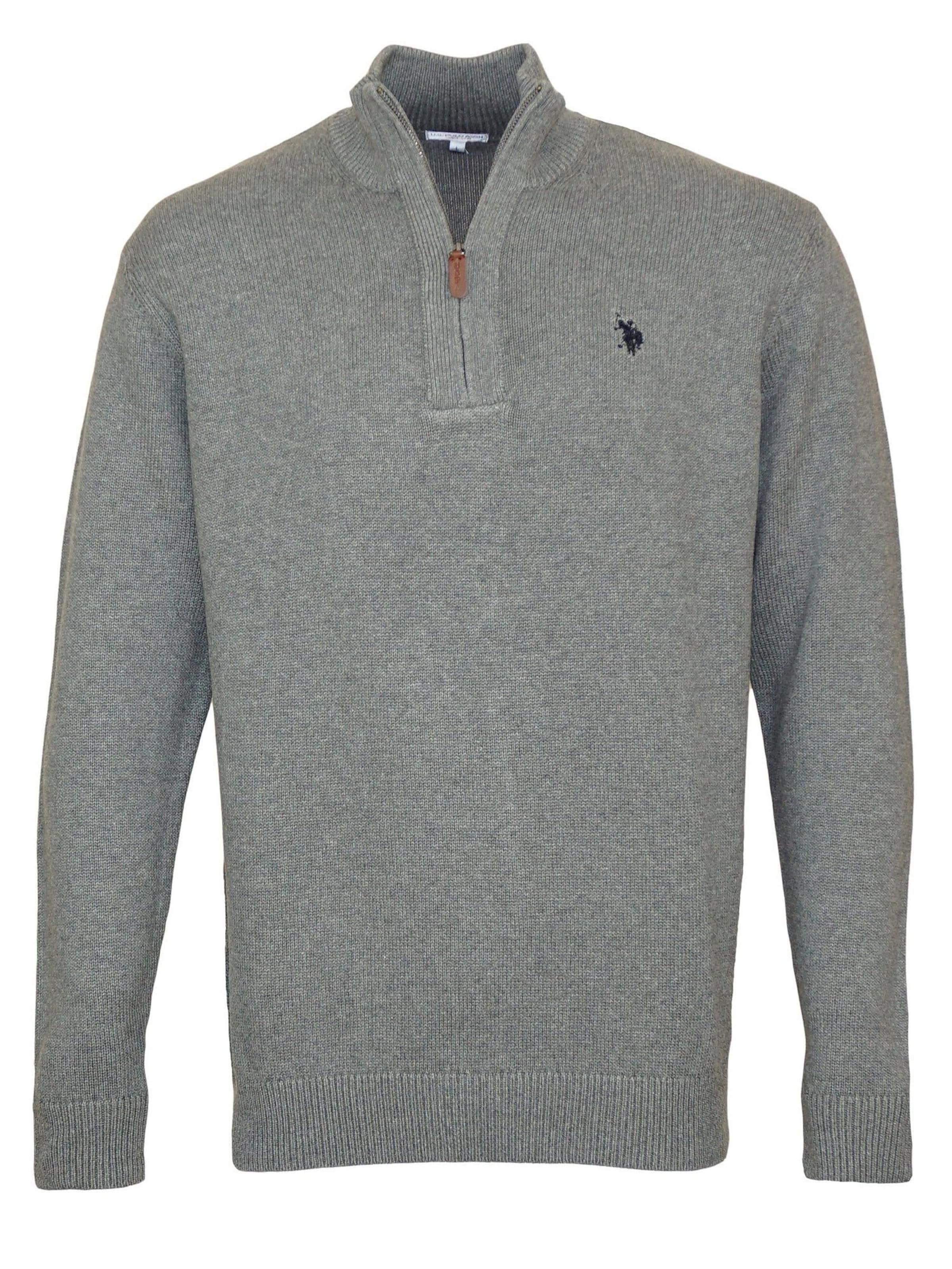 U.S. POLO ASSN. Trui in Grijs: voorkant
