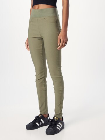 Skinny Pantalon 'SHANTAL' Freequent en vert : devant