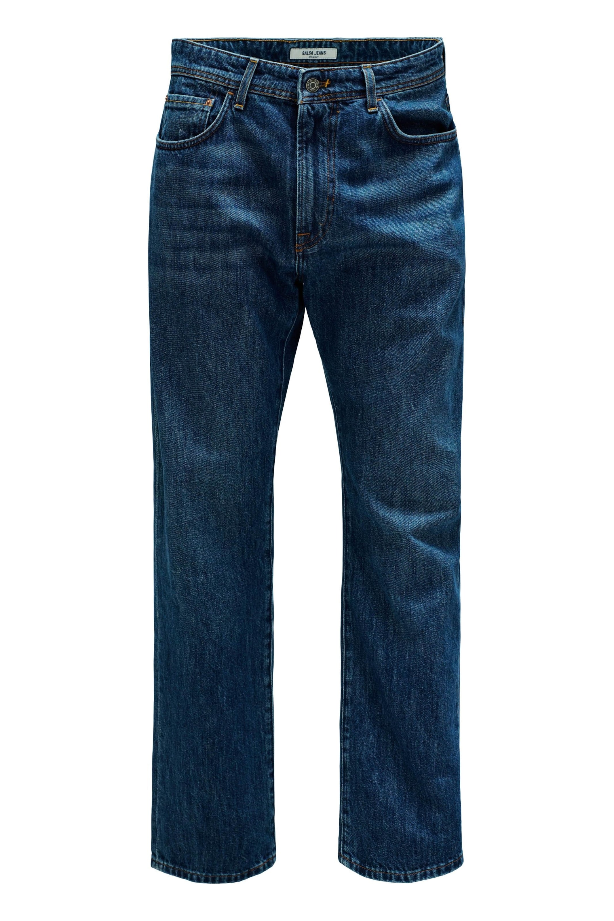 Salsa Jeans Regular Jeans in Blauw: voorkant