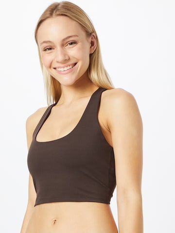 GAP Bralette Bra in Brown: front