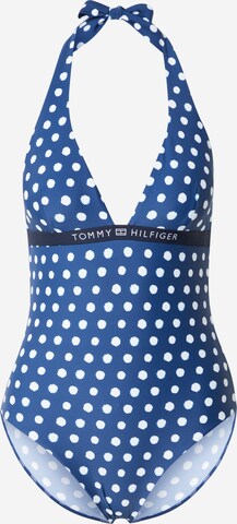 Costum de baie întreg de la Tommy Hilfiger Underwear pe albastru: față