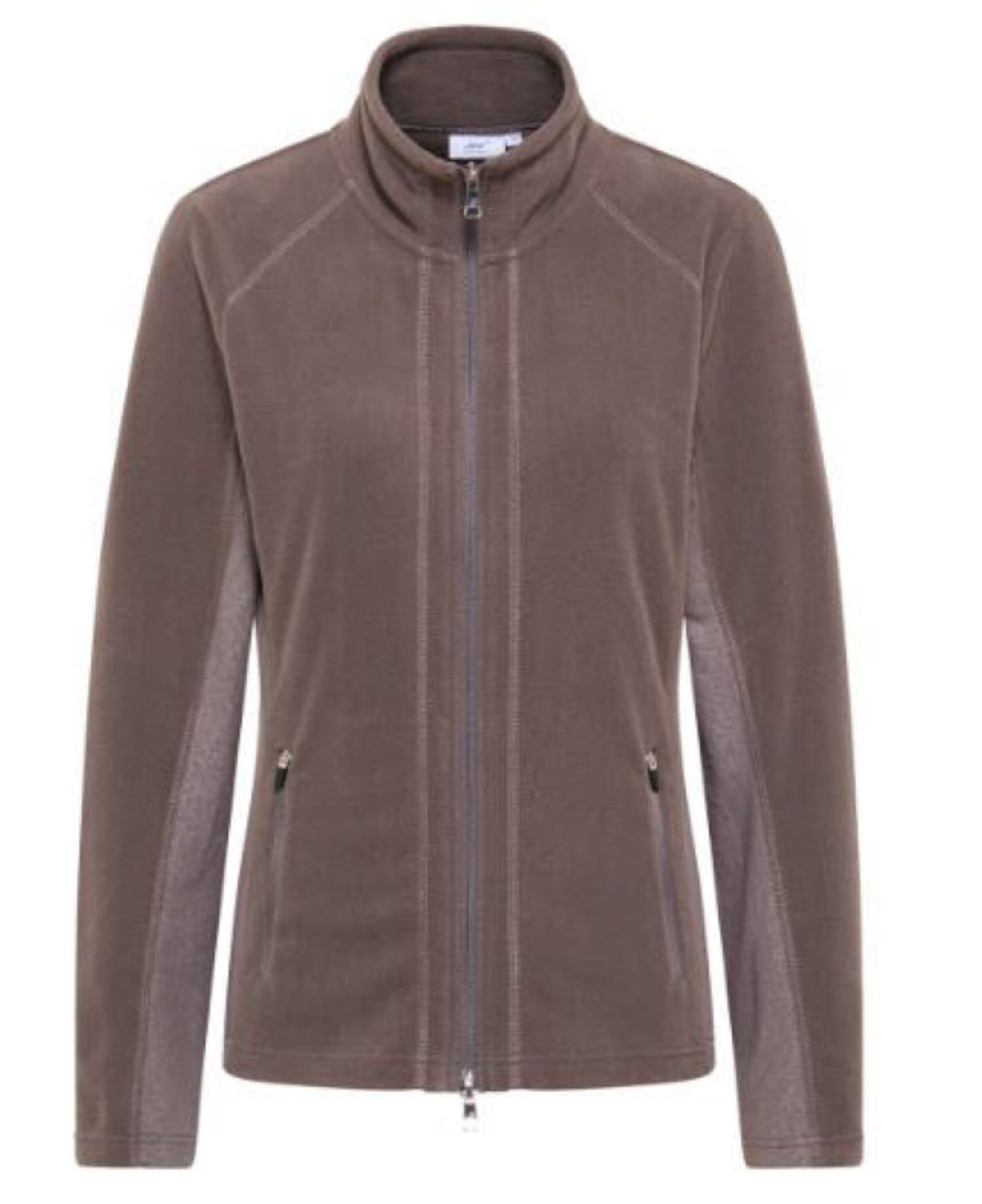 JOY SPORTSWEAR Fleecejacke 'CARMELA' in Braun: Vorderseite